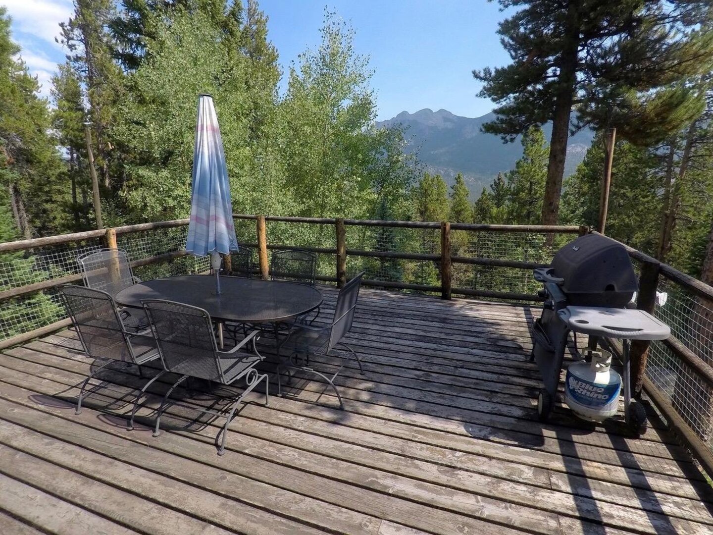 Dining on the deck