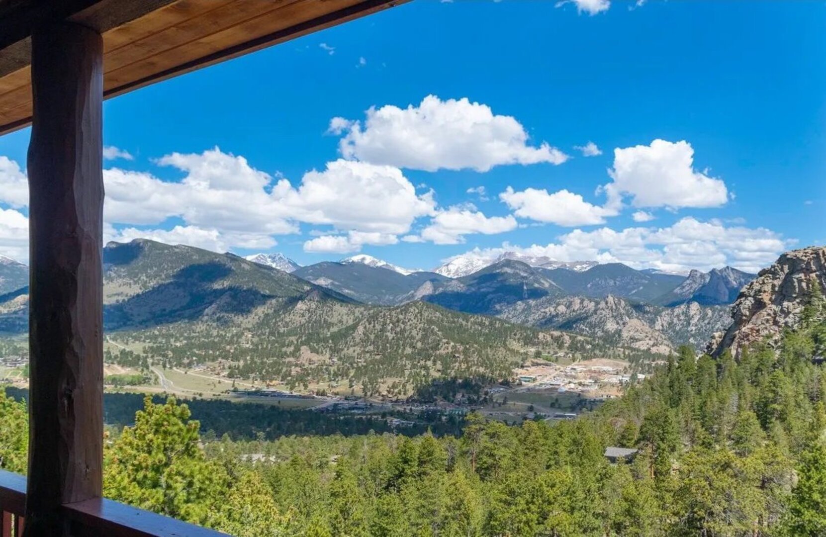 The view from the deck and can be seen from many rooms
